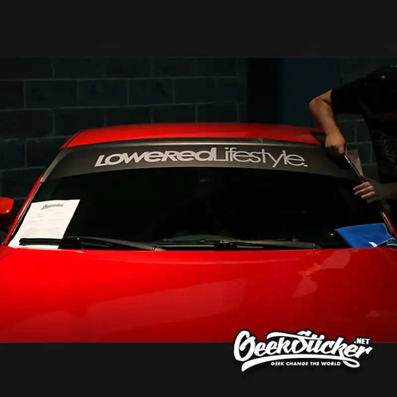 Loweredlifestyle防水オートカーフロント窓デカール反射ステッカーマツダトヨタbmw Vwホンダ車のスタイリング Car Stickers Aliexpress