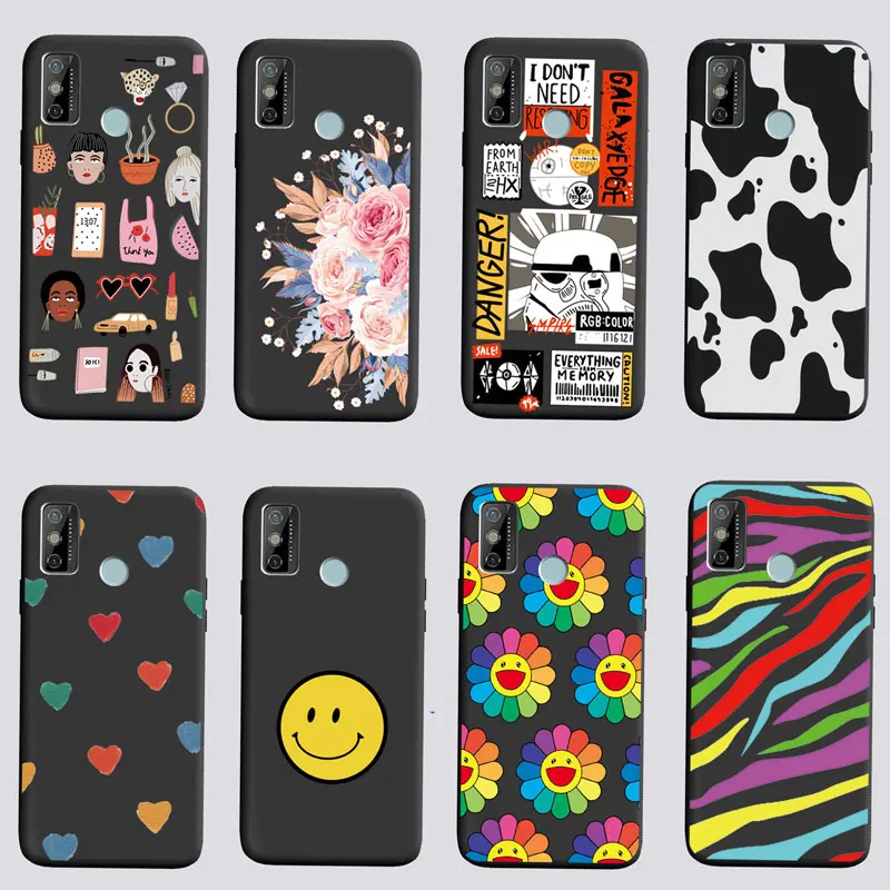 Phone Bags &amp Cases For Tecno Spark 5 Spark5 Air Pro 2020 Case Cover Fashion marble Inkjet Painted Shell Bag | Мобильные телефоны