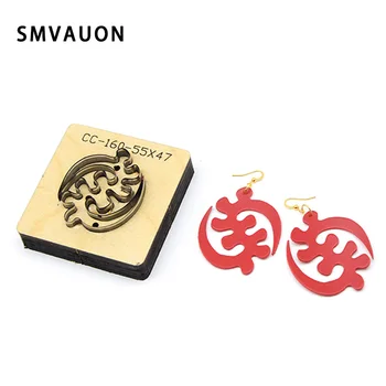 

SMVAUON irregular Earrings Cutting Die Blade Rule For Leather Cutter Wood Dies For DIY Leather Crafts Japan Steel Die Cut