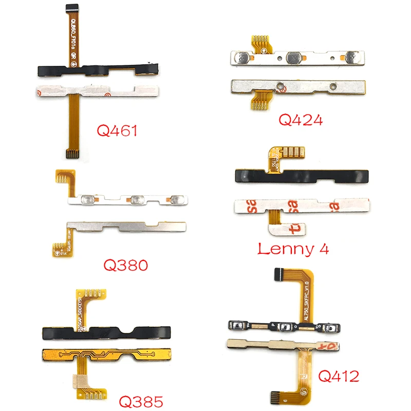 

New For Wiko HS2 Q380 Q385 Q412 Q424 Q461 Q372 Q402 Q426 Q412 Q409 Q417 Q416 Q391 Power Volume ON/OFF Switch Side Key Flex Cable