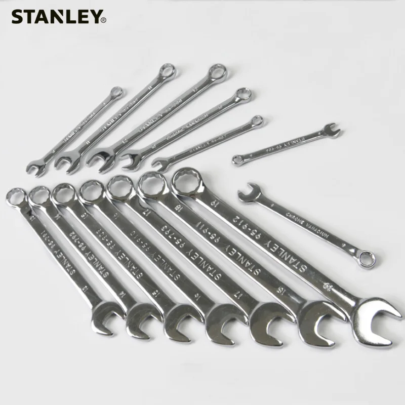 

Stanley thin standard combination wrench metric 6 7 8 9 10 11 12 13 14 15 16 17 18 19 hand universal spanners mechanic tools set