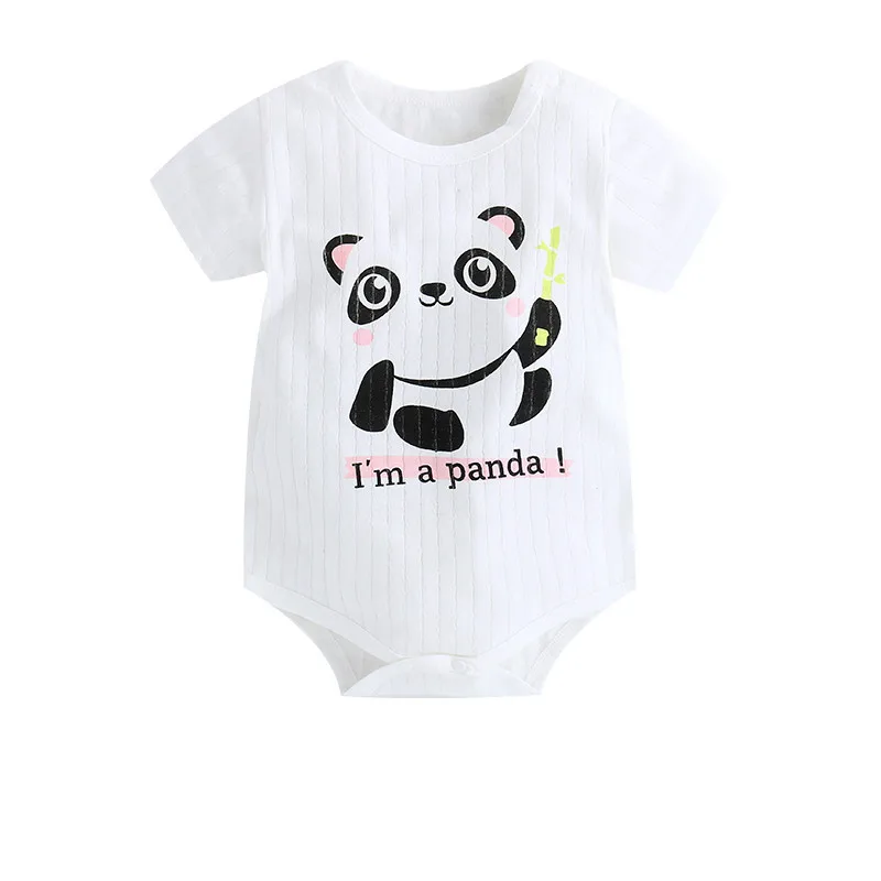 Пуловер, летний детский комбинезон, одежда для малышей, Одежда для новорожденных мальчиков, Детский комбинезон с уткой, детская одежда MMenino 3M24 - Цвет: Коричневый