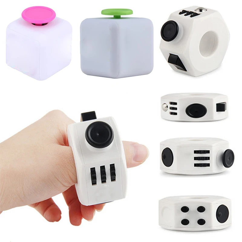 Cube Spinner Toys Boredom-Finger-Toys Hands-Autism Stress Relief ADHD Relief-Focus Office