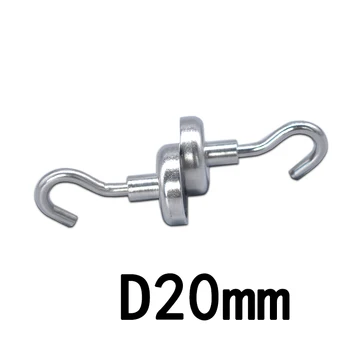 

3/5/10Pcs NdFeB Super Strong Magnet Fishing Powerful Magnetic Search Aimant Puissant Neodymium Salvage Hook Pot Imanes Magnets