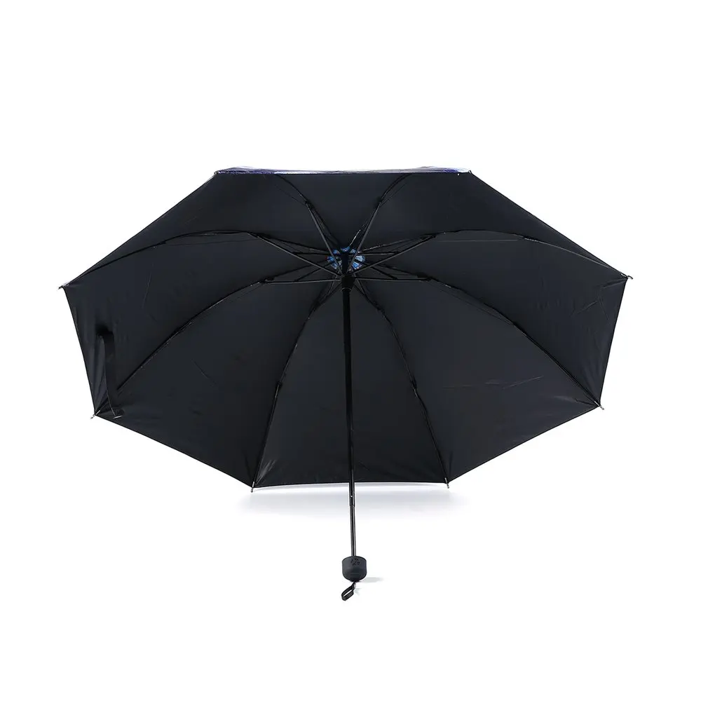 2 узора Ван Гог Картина маслом дождь зонтик водонепроницаемый складной зонт Анти-УФ Зонт Всепогодный