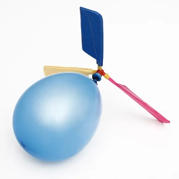 

LEORY 10Pcs/ Lot Funny Traditional Sound Balloon Helicopter Kids Play Flying Toys Ball Outdoor Children Sports Funny Toy
