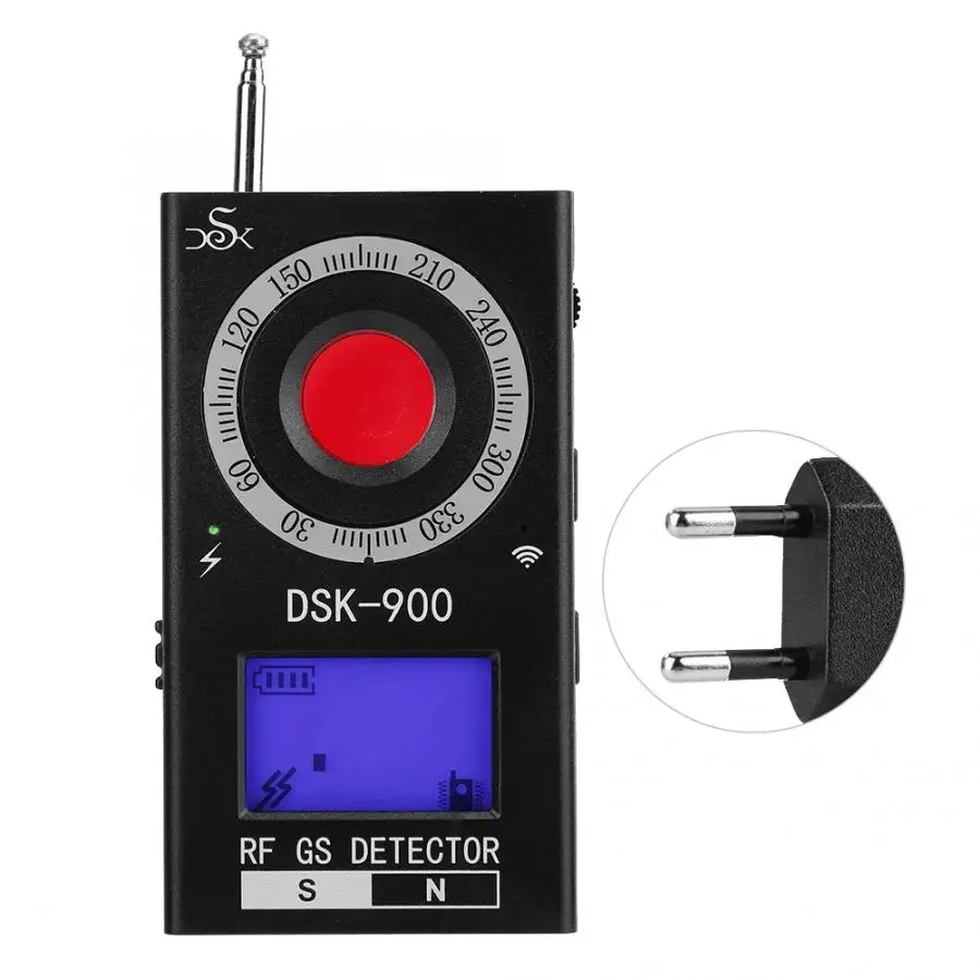 Многофункциональный полночастотный детектор сигнала мини 1 МГц-6,5 ГГц беспроводной детектор сигнала Carema - Цвет: EU PLUG