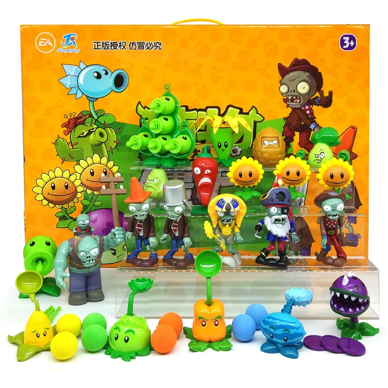 

2020 New Plants Vs Zombies Pvz Toy Plants Zombies Pvc Action Figures Toy Doll Set For Collection Party Decoration