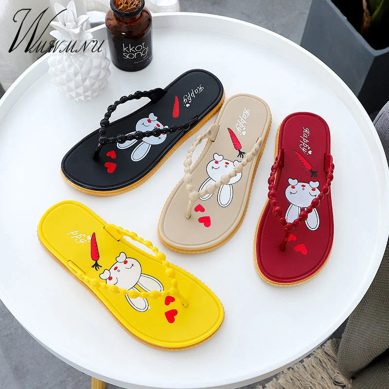 cute black flip flops
