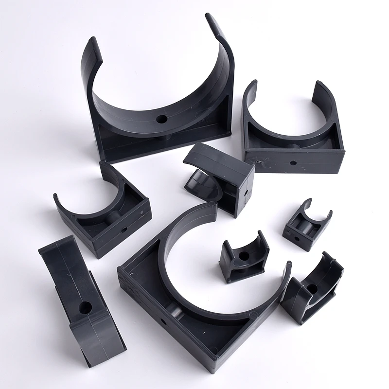 I.D. 20-110mm PVC Pipe Clamp Connector Garden Irrigation Aquarium Fish Tank Watering Adapter Fittings Fixing Joint 2-20pcs, plastic pipe connector, water pipe connector, pipe connector, water pipe fitting, irrigation pipe fitting, plastic pipe fitting