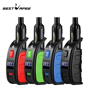 

New arrival mini 80W Box Mod OLED screen 1200mAh Battery 2.5 ml Atomizer Tank Smoke Cessation Electronic Cigarette Vape Mod Kit