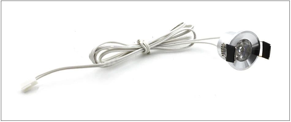 LEDIARY LED Mini Cabinet Downlights 12V Silvery White Black 1.5W 27mm Cut Hole Recessed Mounted Ceiling Spot Lamp For Study Room