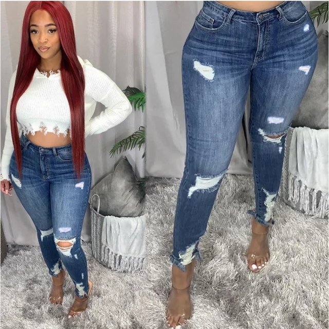 플러스 사이즈 청바지