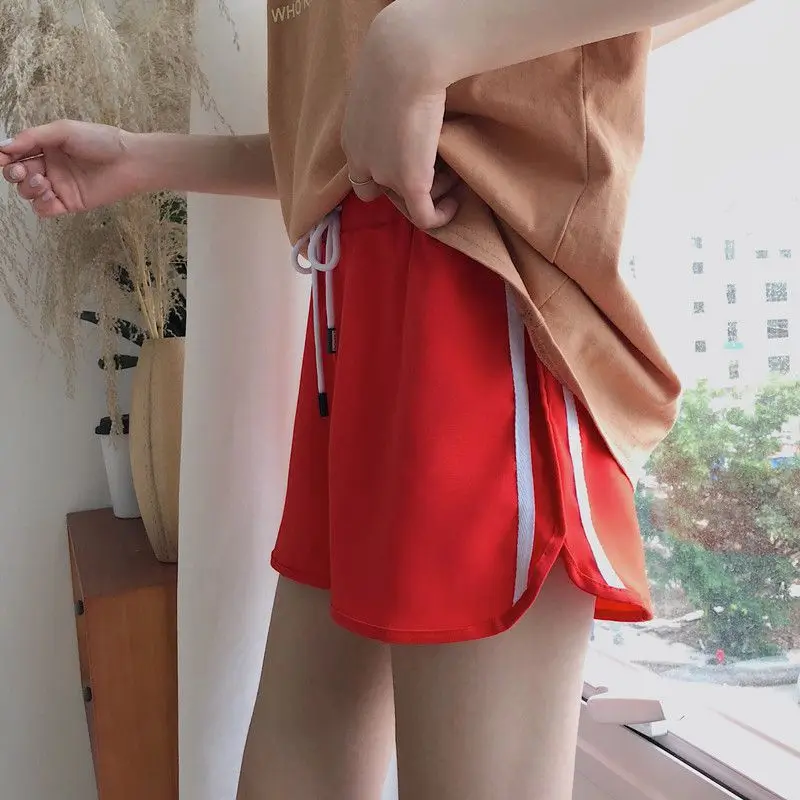 Women Fitness Shorts Summer Casual Short Drawstring Waist Workout Shorts