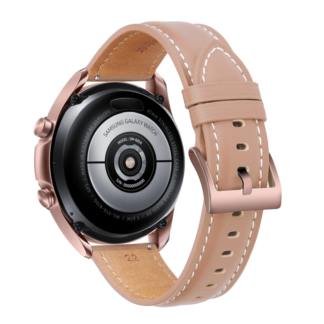 22mm Leather Watch strap For Samsung galaxy watch 3 41mm 45mm for Huawei Watch GT2 46mm Replacement Watch Band