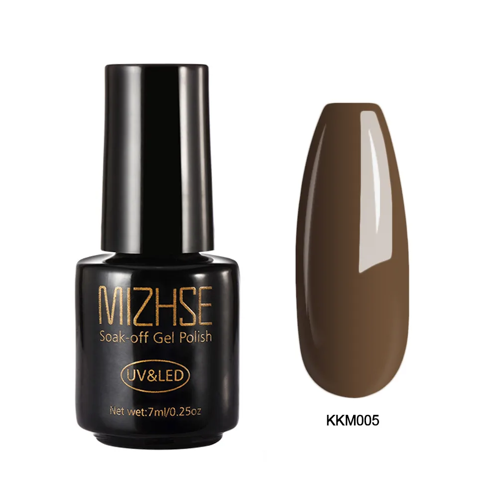KKM005 MIZHSE гель лак для ногтей 7 мл Тыква серия гель для ногтей чистый Цвет замочить от полуперманентного УФ-дизайна ногтей для Хэллоуина - Color: KKM005
