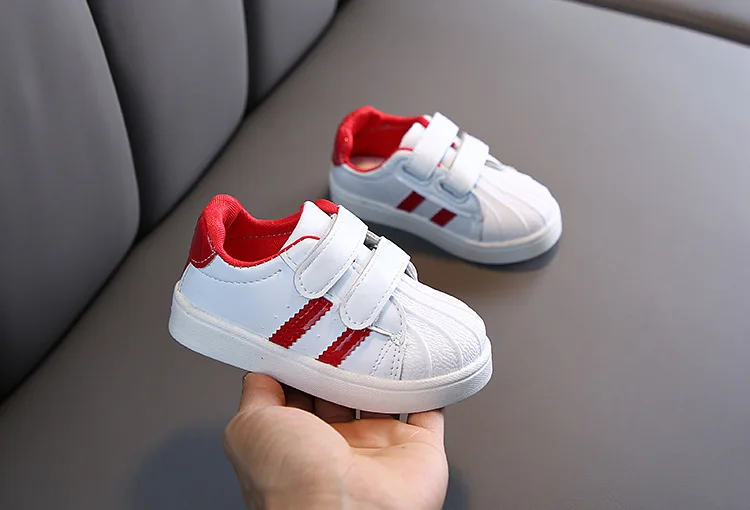 Boys Sneakers For Kids Shoes Baby Casual PU Light Toddler Girls Running Shos Fashion Brand White Sport Children Shoes Breathable