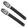 1 Pair Snowboard Binding Belt Toe/Ankle Ratchet Tongue Ladder Straps for Snowboard Shoe/Boot White and Black for Choose 4