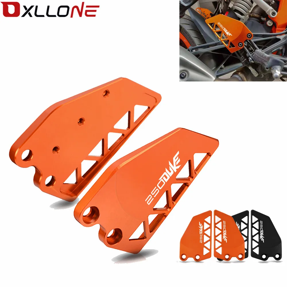 

Motorcycle Front Heel Protective Cover Guard motorbike Accessorie Brake cylinder guard FOR KTM DUKE 250 2017 2018 2019 with logo