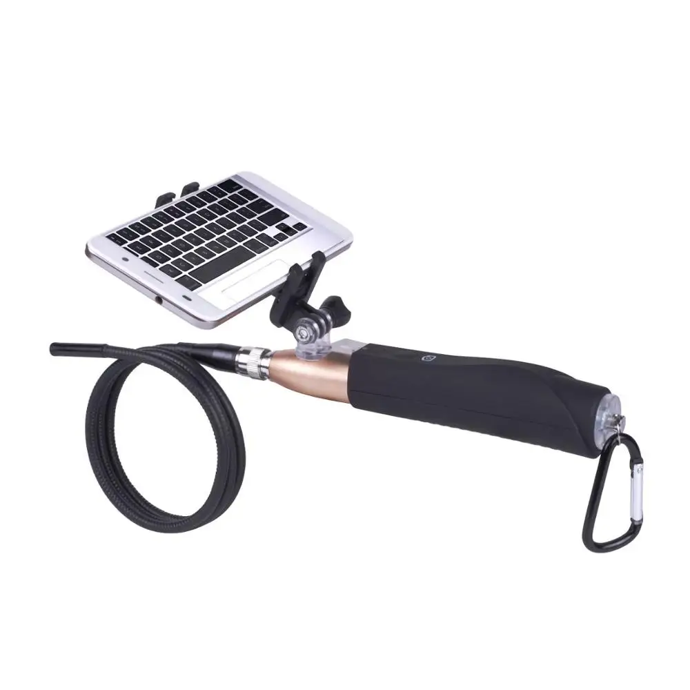Wifi Handle Endoscope Camera 5.5mm 6 LED Lights Android and IOS Snake Wifi Borescope Camera