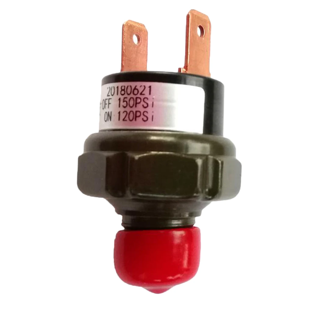 Heavy Duty Air Pressure Control Switch Valve 1/4'' NPT 120-150 PSI for 12V Air Compressor, Air Tool Parts & Accessories