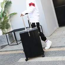 2" 22" 2" 26" Алюминиевая Рама чемодан-тележка Жесткая Сторона чемодан на колесиках костюм чехол для переноски багажа чехол для посадки