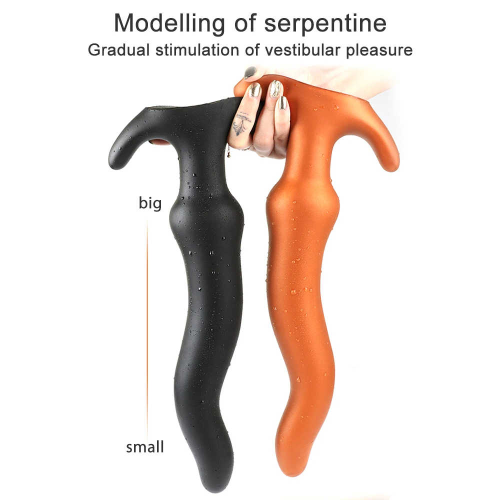 Goede Xxl Super Lange Anale Plug Voor Mannelijke Seksspeeltjes Vrouwelijke Vagina Anale Masturbator Zuig Grote Lul Paar Lesbische Flirten Sm producten