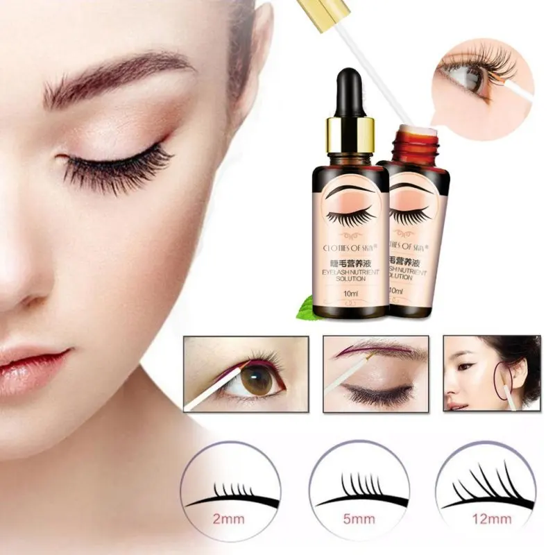 Hot New Eye Lash Rapid Growth Liquid Women Most Effective Asia's Eyelash Growth Serum liquid Natural Extract