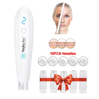 

Hydra Pen H2 Professional Microneedling Pen With 10 pcs Cartridges Automatic Applicator Skin Care Tool Home Kit for Personal Use