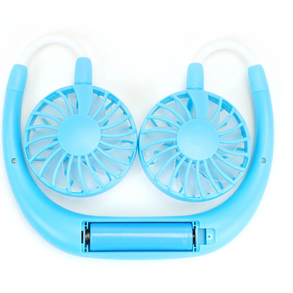 

USB Portable Fan Handsfree Hanging Neck USB Charging Outdoor Mini Portable Sports Fan 3 Gears USB Air Conditioning