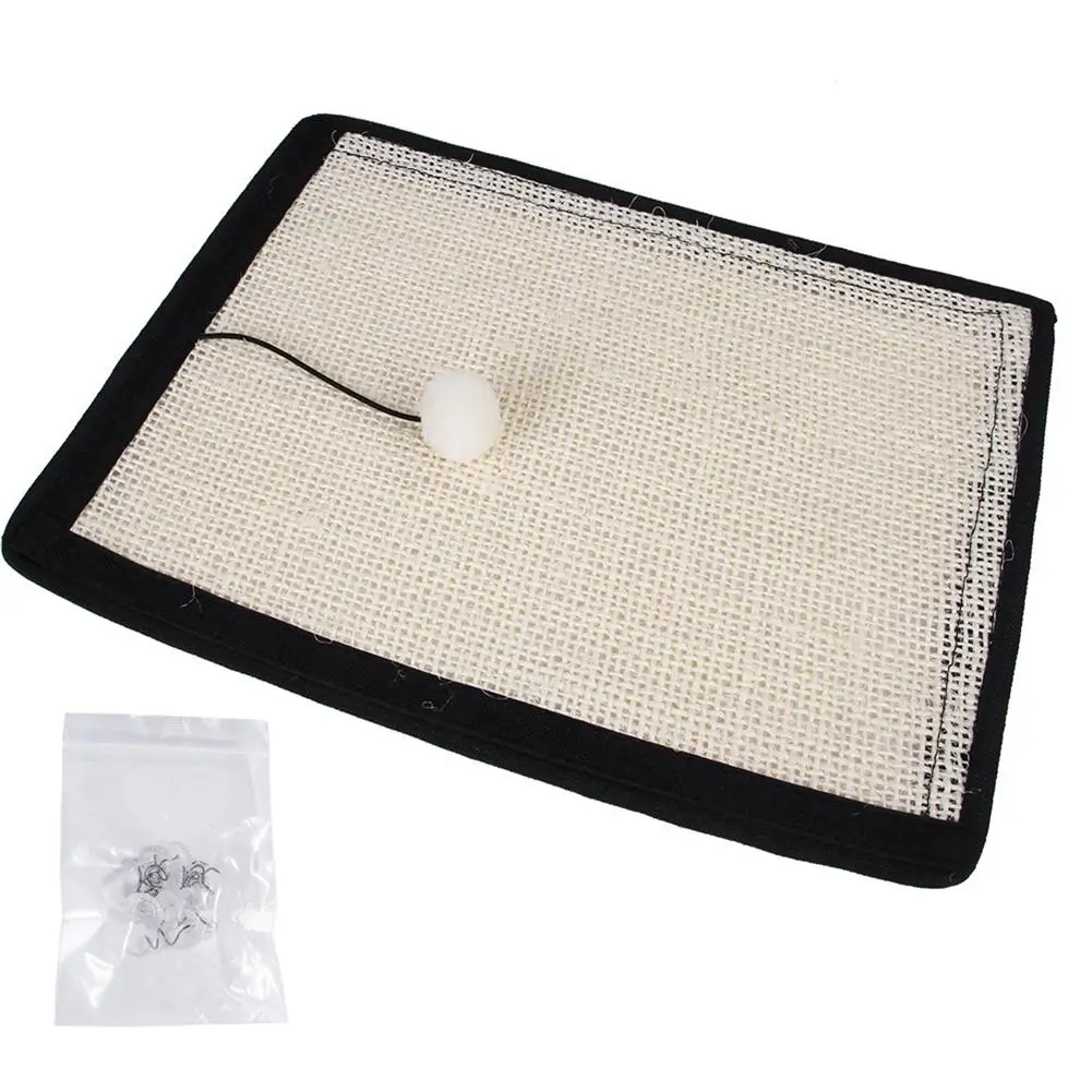 Pet Cat Scratch Guard Mat Sisal Pad Cats Scratching Post Kitten Grinding Claw Scratcher Mat Furniture Sofa Protector Cat Toys 