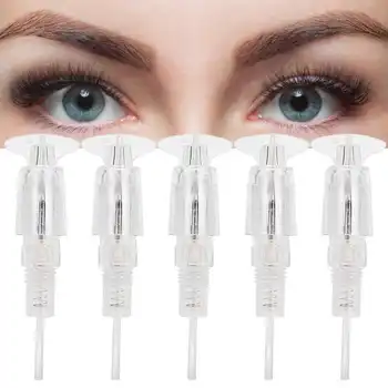 

1P / 3P / 5P / 5FP / 7FP Transparent Tattoo Cartridge Needles + 5pcs Tattoo Stabilizer for Microblading Permanent Tattoo Machine