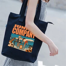 Высококачественная женская школьная модная сумка большой емкости Пляжная сумка для покупок простая дизайнерская женская сумка тканевая через плечо