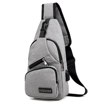 Модная зарядка через usb повседневная мужская нагрудная сумка нейлоновая мужские сумки через плечо сумка через плечо дорожная сумка через плечо нагрудные сумки