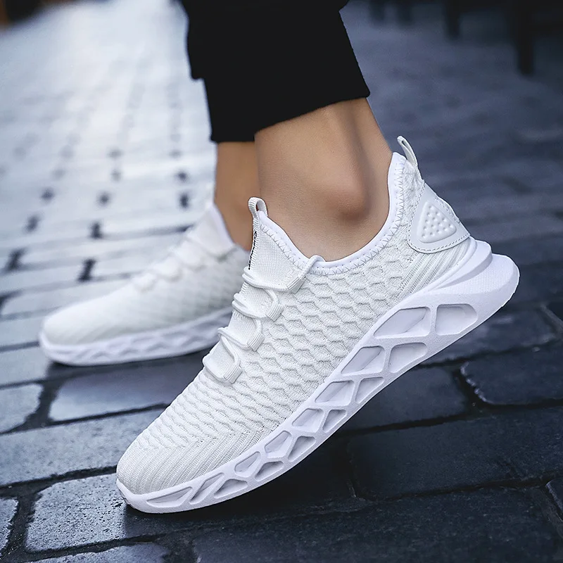 

2019 New Style Breathable Autumn Korean-style Running Shoes Versatile Mesh Shoes Men's Anti-slip Lightweight Mesh Shoes MEN'S SH