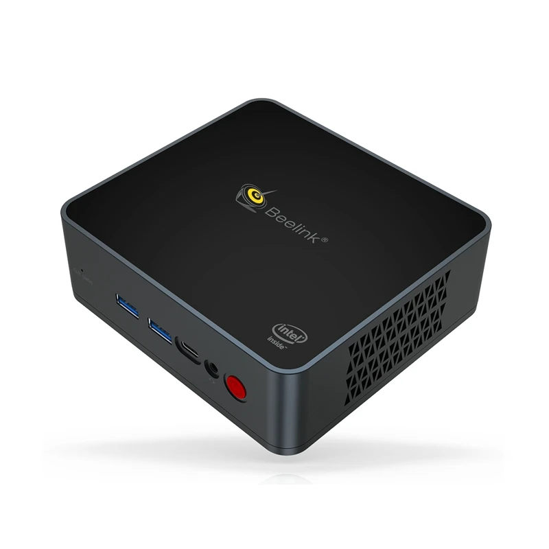 Beelink Mini PC GK55 con Intel lago Géminis J4125 Windows10 8GB DDR4 128GB 5,8G WiFi 1000Mbps LAN versión actualizada de X55 X45