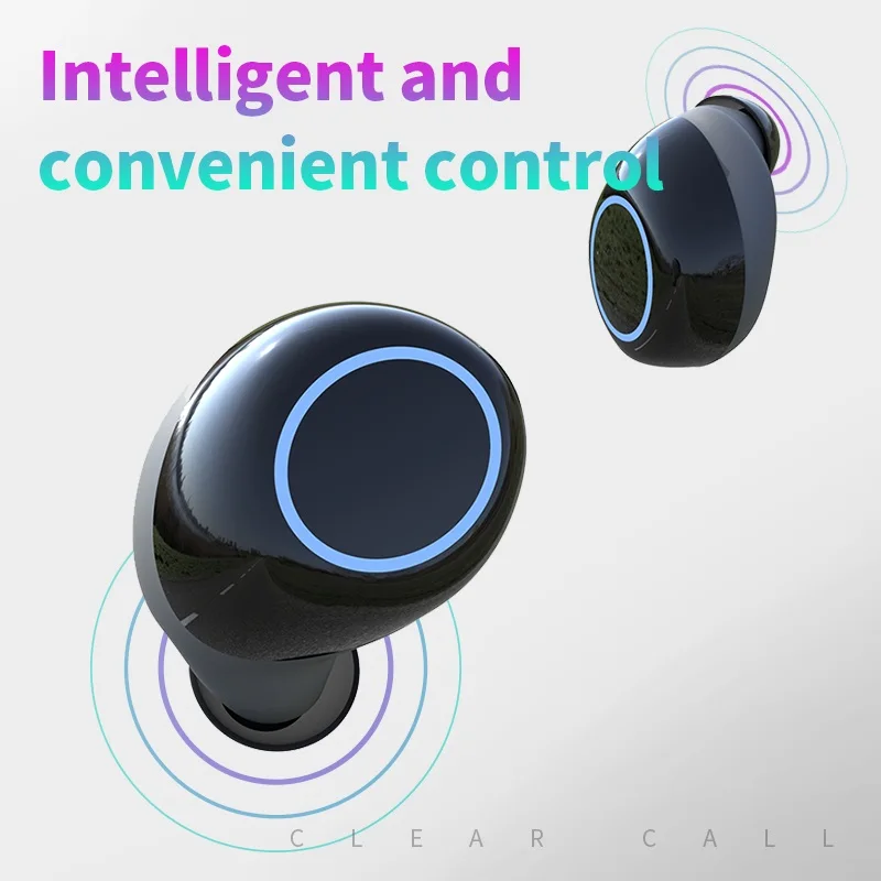 Oppselve TWS 2 In 1 Wireless Earpieces For iPhone 11 Pro Max Huawei 5 0 Bluetooth Earphones with Smart Wristband Watch Bracelet