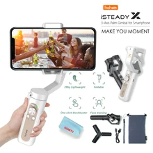 Hohem Isteady X гиростабилизатор с тремя осями, ручной гиростабилизатор для Iphone Voor Xiaomi смартфона Pk Smooth X Dji osmo Hohem Isteady X гиростабилизатор с тремя осями, ручной гиростабилизатор для Iphone Voor Xiaomi смартфона Pk Smooth X Dji osmo