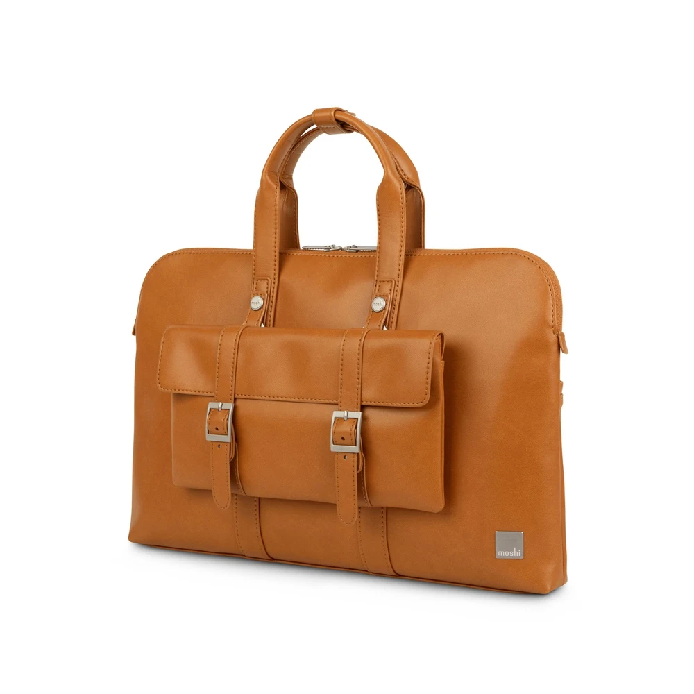 Moshi Treya Briefcase 13"- Caramel Brown