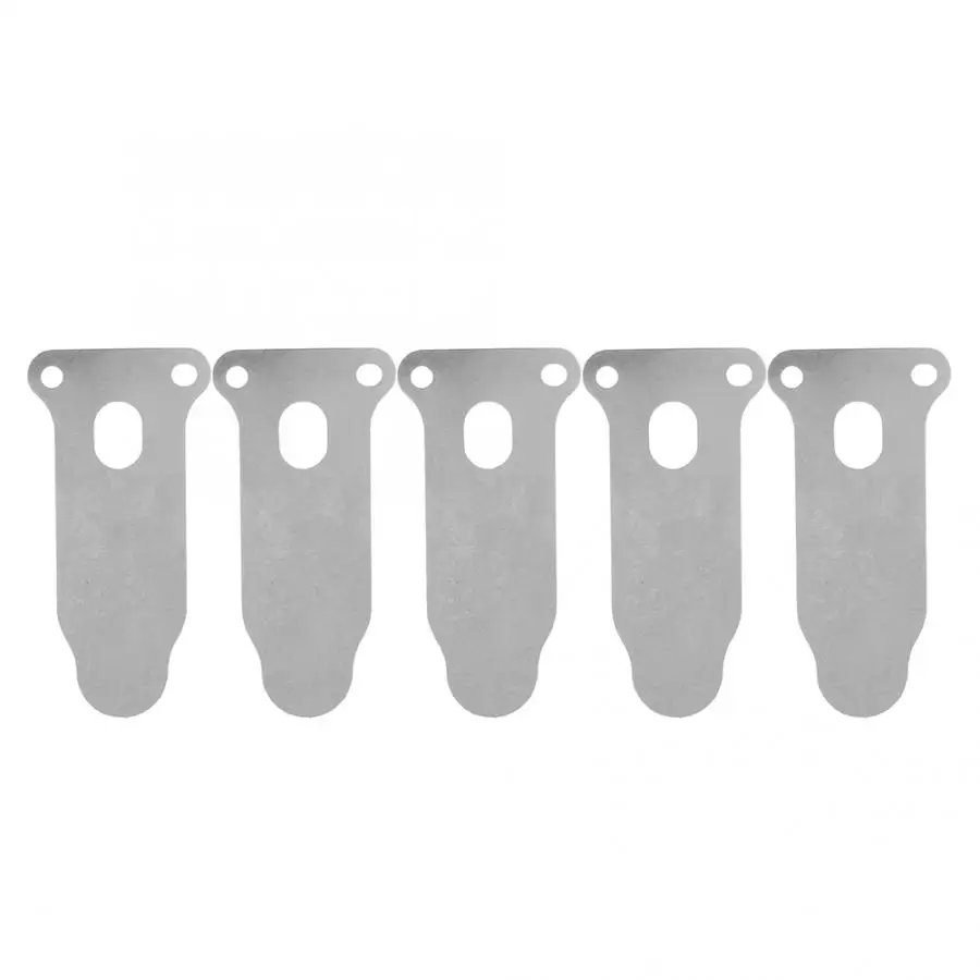 

5Pcs Valve Plate Tongue Shape Metal Air Compressor Accessory 57mm Long Air Pump Accessories