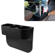 Car Seat Seam Wedge Cup Holder Cell Phone Holder Auto Food Drink Bottle Mount Stand Storage Organizer Multifunction Glove Box