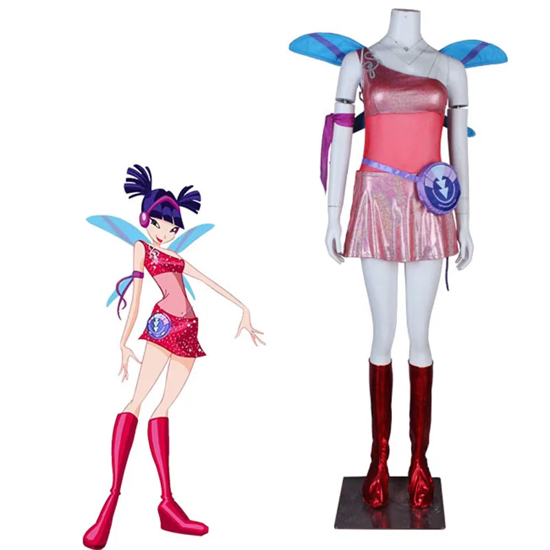 Aguanieve Ministerio repertorio Disfraz de Anime Winx Clud Musa, ropa de una pieza para Navidad y  Halloween, traje de mujer| | - AliExpress