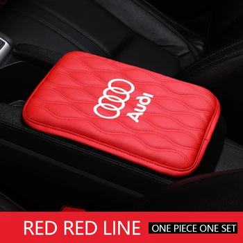 

1pc For Audi b5 b6 b7 b8 A3 A4 A4L A5 A6L C5 C6 RS4 RS5 Q3 Q5 Q7 TT Car Armrest Pad Car Center Console Arm Rest Seat Box Pad