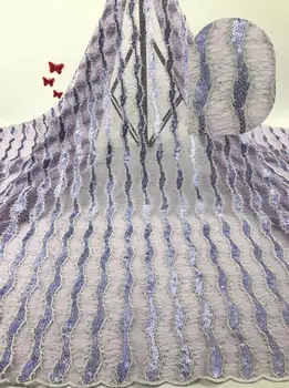 

nice looking feather embroidery tulle mesh lace fabric Sat-9.4605 with good quality for party dress