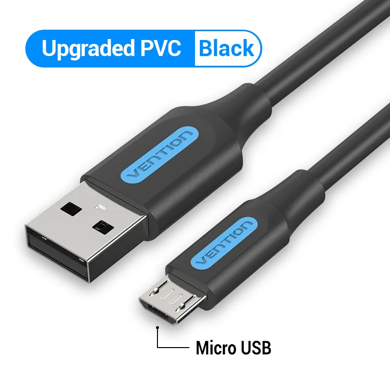 Vention Micro USB Cable 3A  Nylon Fast Charger USB Type C Data Cable for Samsung Xiaomi LG Android Micro USB Mobile Phone Cables android phone charger cord Cables