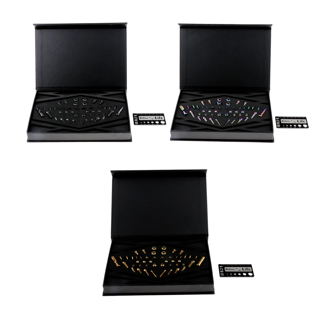 49Pcs/set Titanium Bicycle Screw Bolts For UT R8000 Bike Derailleur