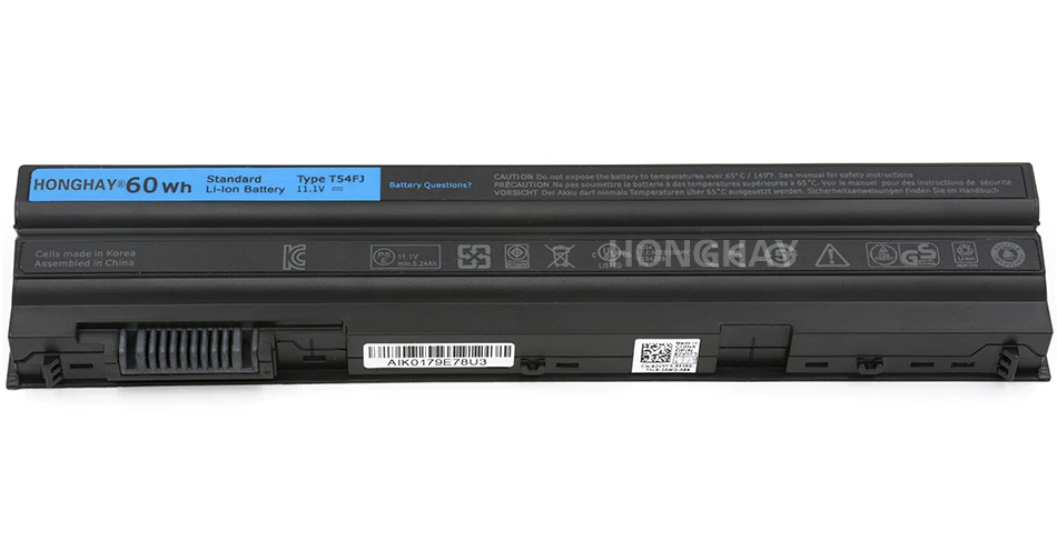 Honghay T54FJ 60Wh ноутбук Батарея для DELL Latitude E5420 E5430 E5520 E5530 E6420 E6430 E6520 E6530 T54F3 8858X5525 5720 7420