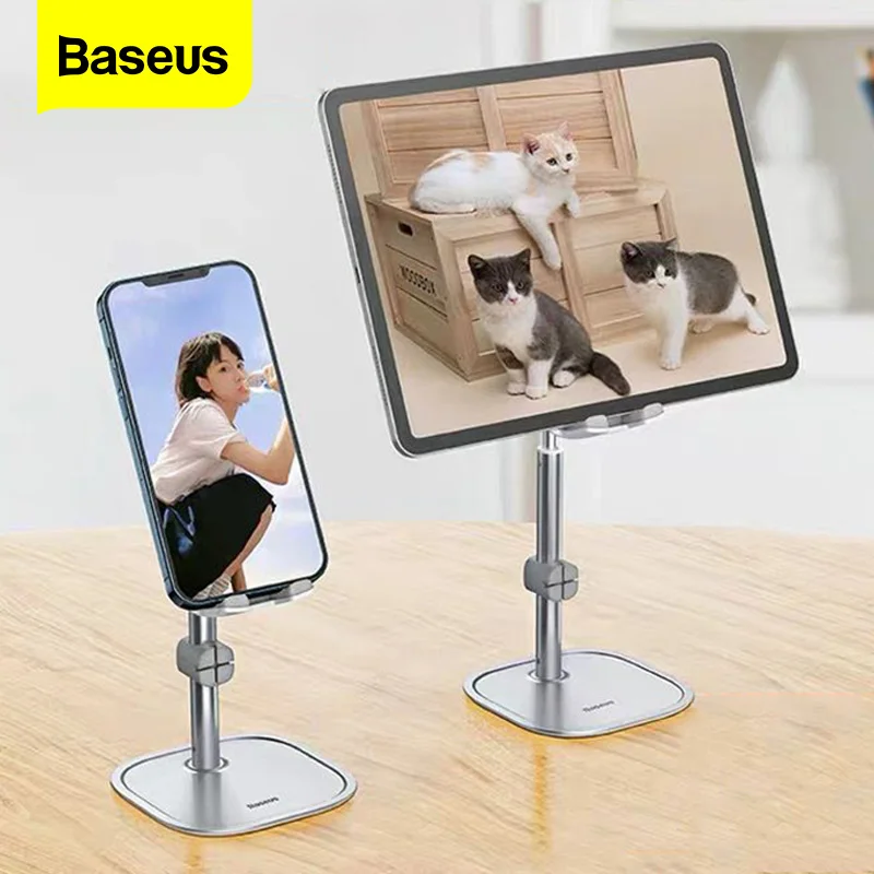 Настольная подставка Baseus для планшета iPad Pro Air Mini Регулируемая металлическая