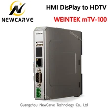 Weinview/Weintek NEWCARVE, MTV-100 HMI a TV, muestra edificios en Ethernet