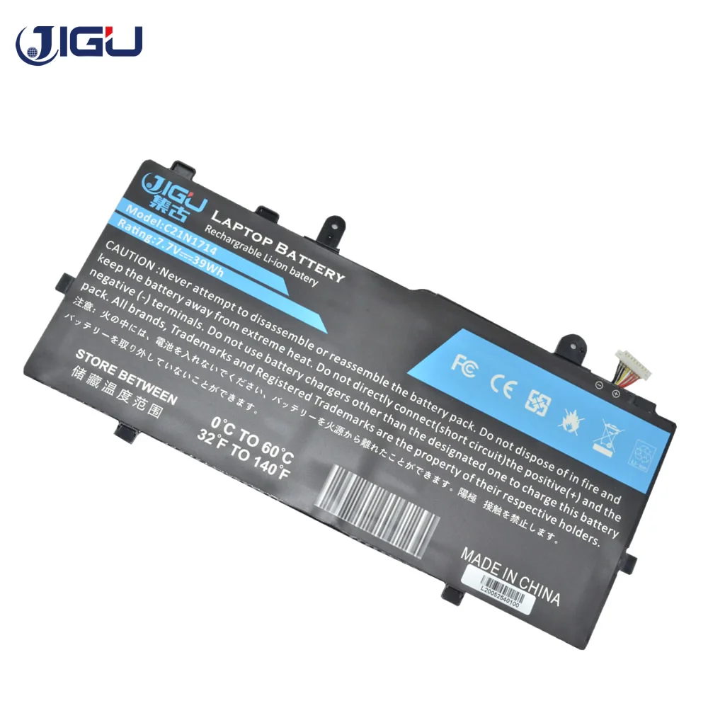 Батарея для ноутбука JIGU 7 V C21N1714 Asus TP401MA 1A TP401NA YS02 TP401CA Vivobook Flip TP401N 14